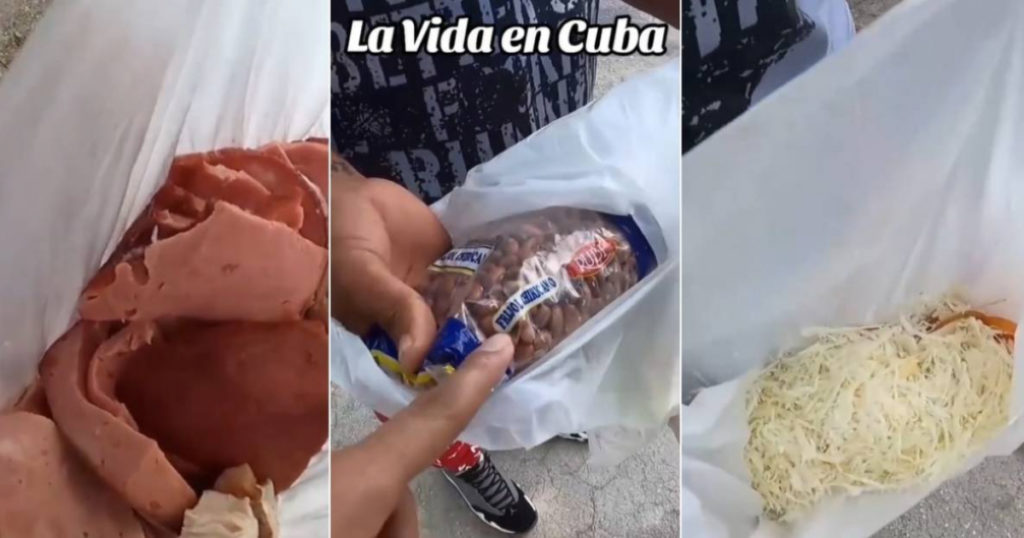 Cubano muestra cuánto gasta comprando comida: "Hay que vivir del invento"