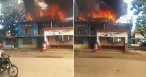 Incendio consume vivienda en Moa