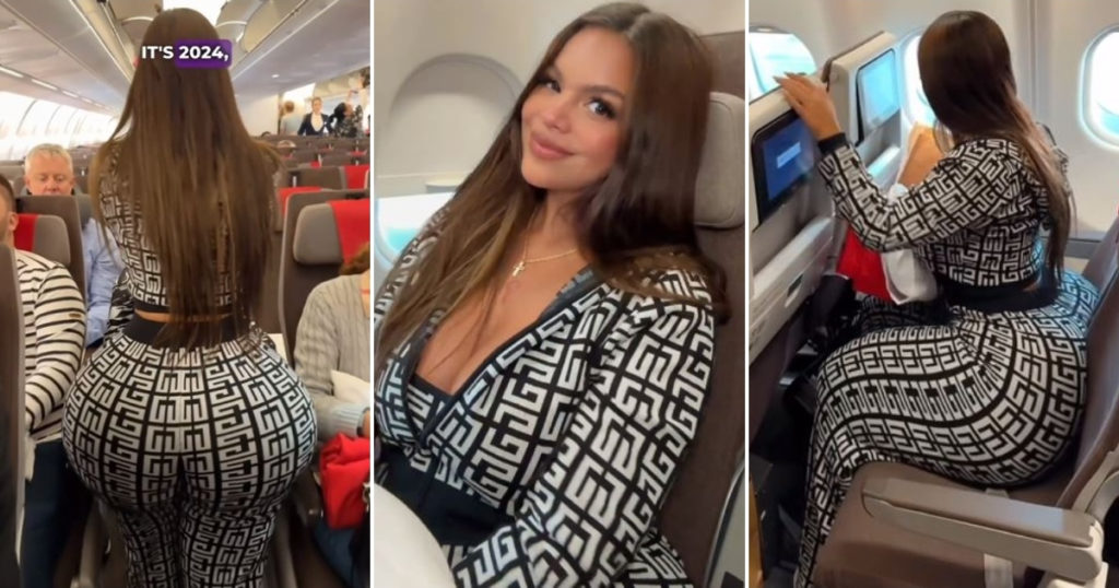 Modelo Gracie Bon continúa su cruzada contra las aerolíneas: "Comprar dos asientos no soluciona mi problema"