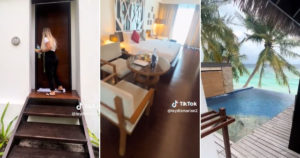 Viral la reacción de una pareja de cubanos guajiros al llegar a su hotel en Maldivas: "Los sueños sí se hacen realidad"